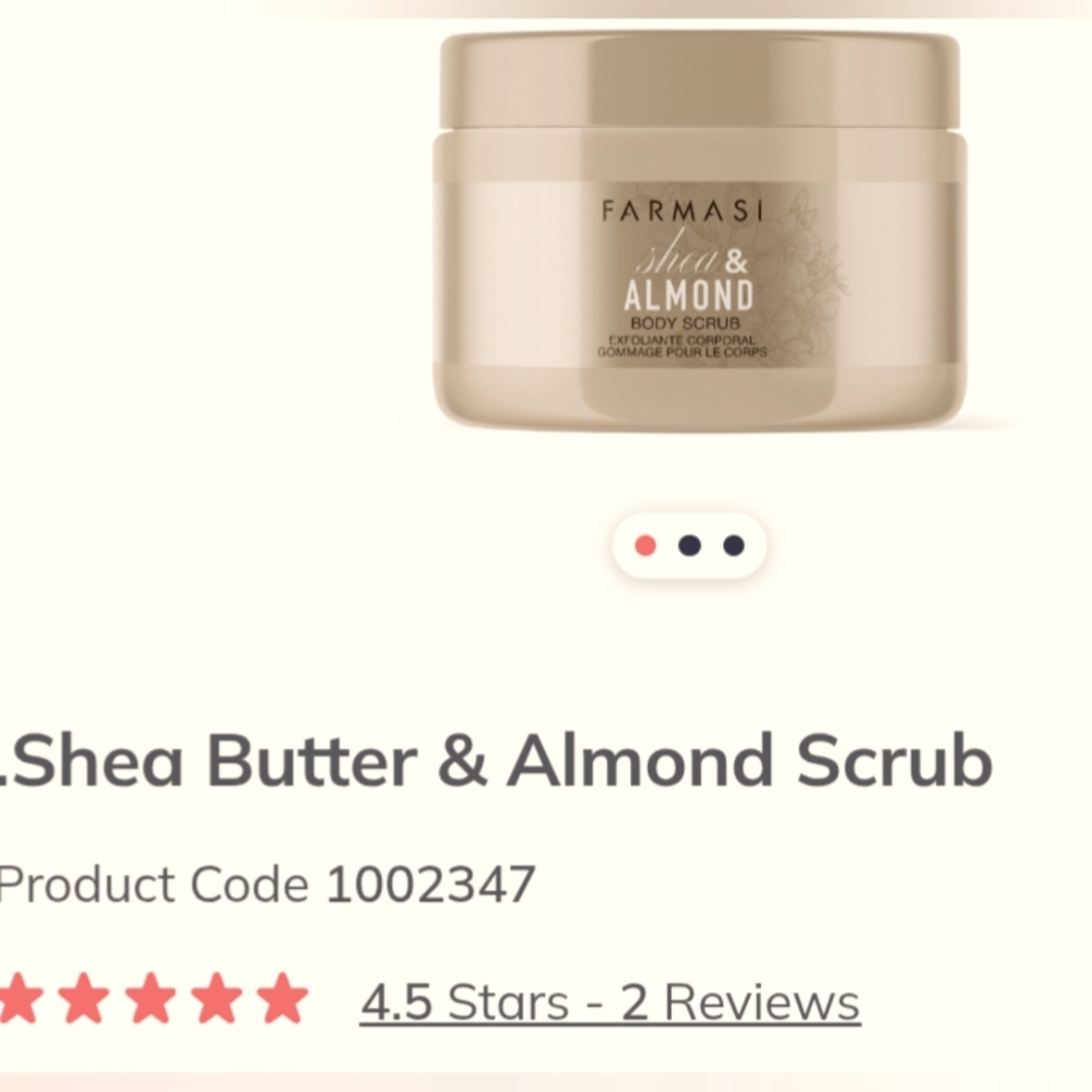 Farmasi Almond & Shea Body Scrub